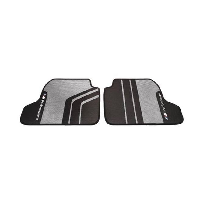 BMW Floor Mat Set - Rear (Carum Grey - Carpeted) 51472409930